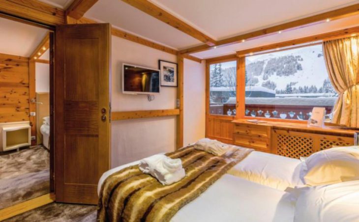 Les Sherpas Hotel, Courchevel, Bed